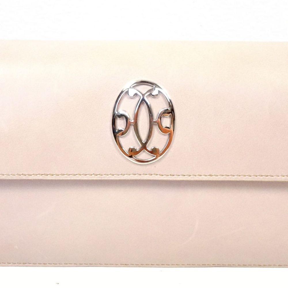 Calf Business Long Purse Wallet Purse Leather